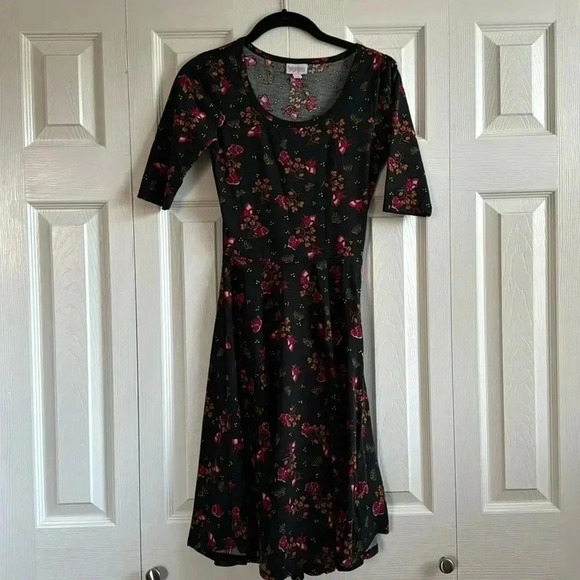 EUC LuLaRoe Butterfly Dress XXS - Picture 1 of 5